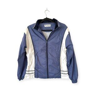 Vintage Wilson 90s Windbreaker Track Tennis Jacket Full Zip Colorblock Size S